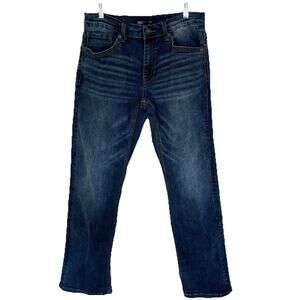 BKE Buckle Jake Jeans Men's 33x34 (Fits 32x33) Blue Straight Leg Casual School